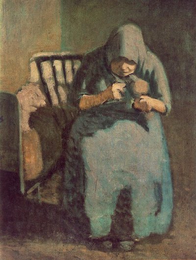 Die Mutter des Künstlers von Janos Nagy Balogh
